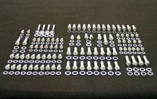BIG BLOCK CHEVY 1958-1965 348 409 V-8 STAINLESS STEEL ENGINE HEX BOLTS KIT SET
