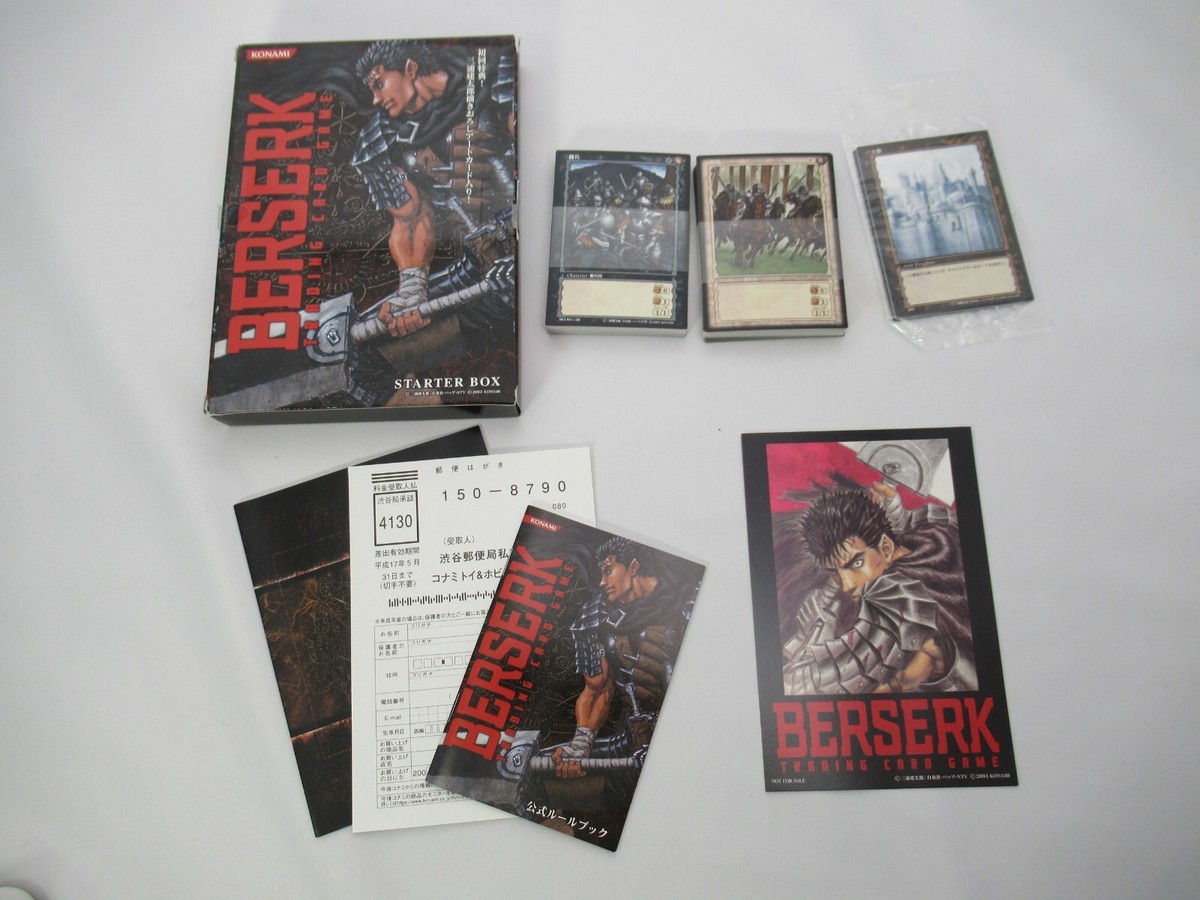 BERSERK Trading card game Starter Box 65 Cards, Limited art