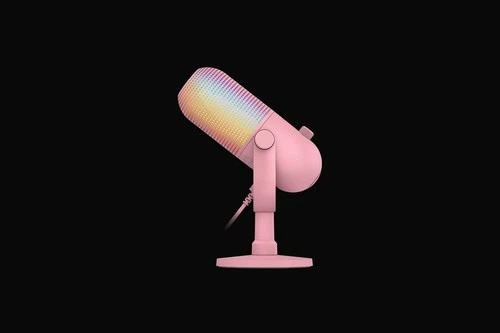 Razer Seiren V3 Chroma USB Mikrofon RGB Tap-to-Mute 24 Bit 96 kHz 110 dB Pink
