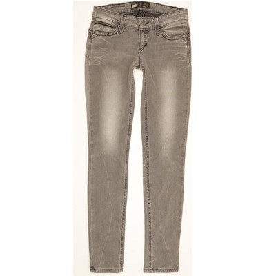 Levi's Revel Demi Curve  Damen Grau Skinny Slim Stretch Jeans W26 L32 (108847)