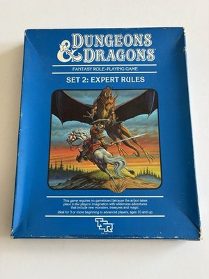 Dungeons and Dragons Expert Rules Set TSR 1983