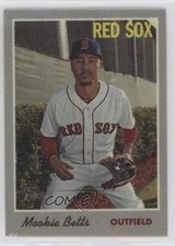 2019 Topps Heritage 1970 Cloth Stickers Mookie Betts #6 0o3b