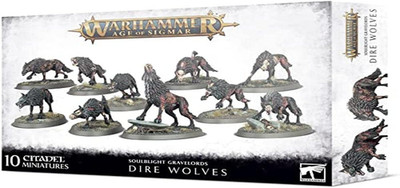 - Warhammer - Age of Sigmar - Soulblight Gravelords: Dire Wolves