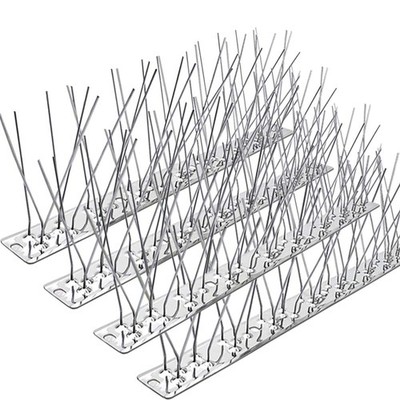 Stainless Steel Spikes Anti Bird Squirrel Deterrent Repellent Fence Window