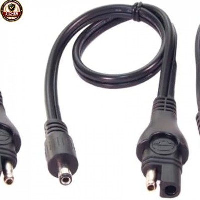 TecMate OptiMATE CABLE O-67, Adaptersatz, 3-teilig, SAE auf DC 2,5 mm