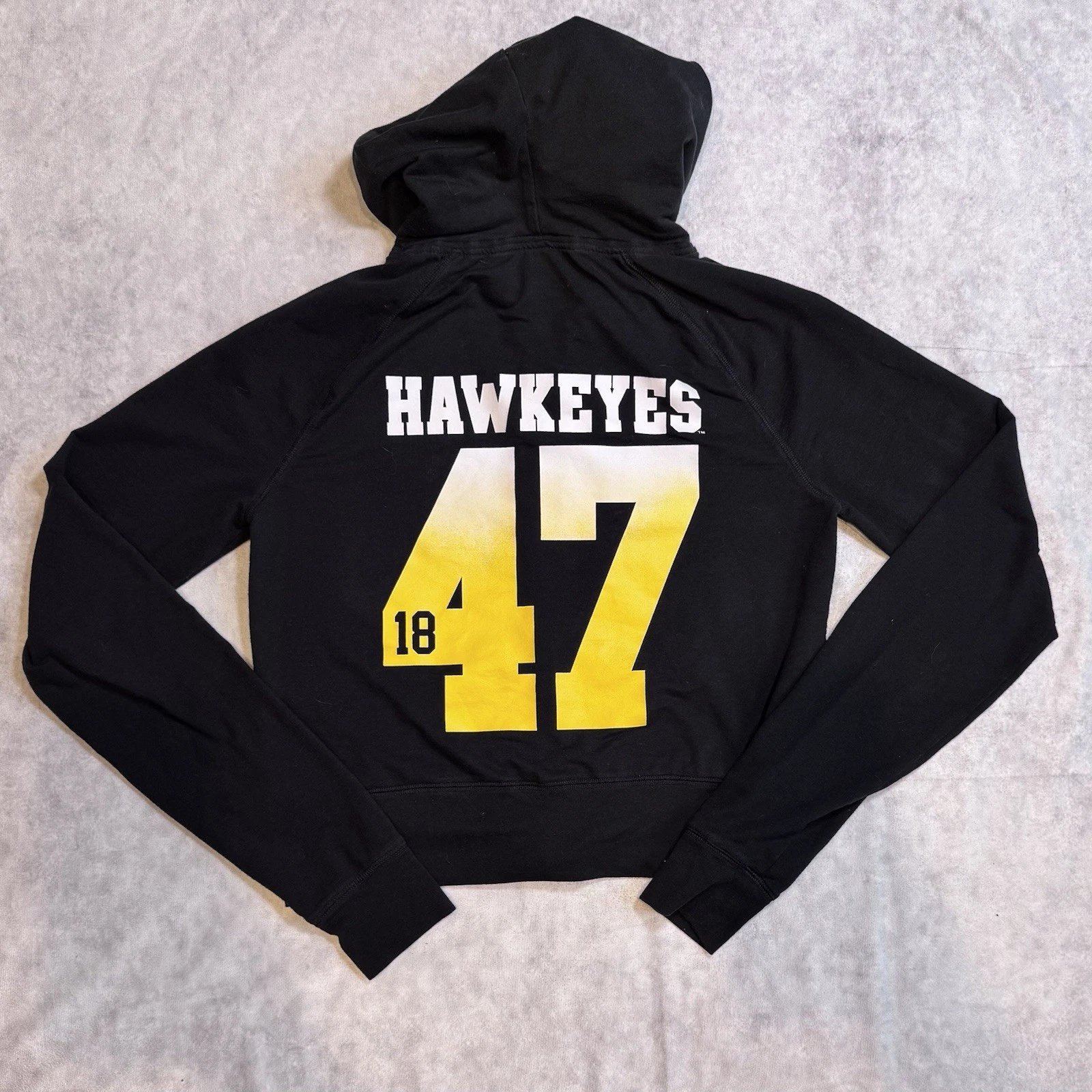 UNDERCOVER Felpa con cappuccio e zip intera Victoria's Secret ROSA Iowa Hawkeyes Hawks taglia media