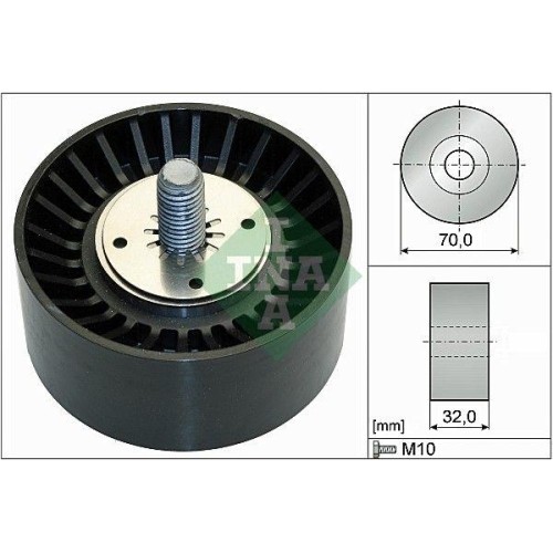 Umlenk /FüHrungsrolle Keilrippenriemen Schaeffler Ina 532 0735 10 FüR Opel-image