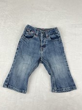 Vintage Riders Elastic Waist Denim Blue Jeans Cotton Size 12 Months