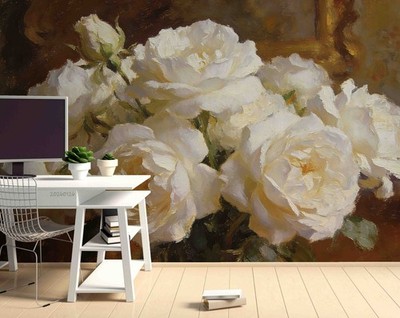 3D AI Plants Bouquet Wallpaper Wall Murals Removable Wallpaper 3