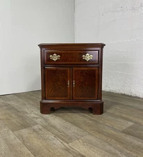 Drexel Chippendale Collection Cherry Flame Mahogany Nightstand
