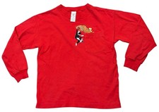 VTG Warner Bros. Studio Store Kids M Red T-shirt Sylvester Tweety Hector Bulldog