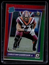 2021 Donruss Optic Rated Rookie Preview Red and Green Christian Darrisaw Rookie