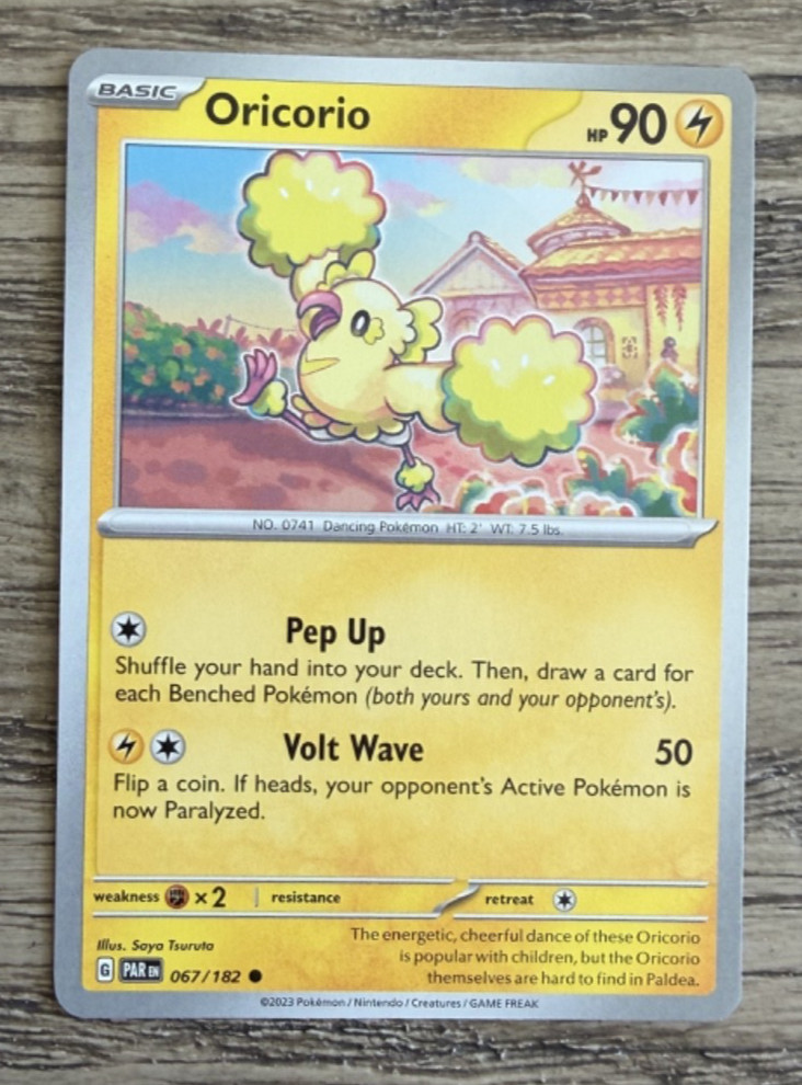 Pokemon TCG - Oricorio 67/182 - Paradox Rift 2023