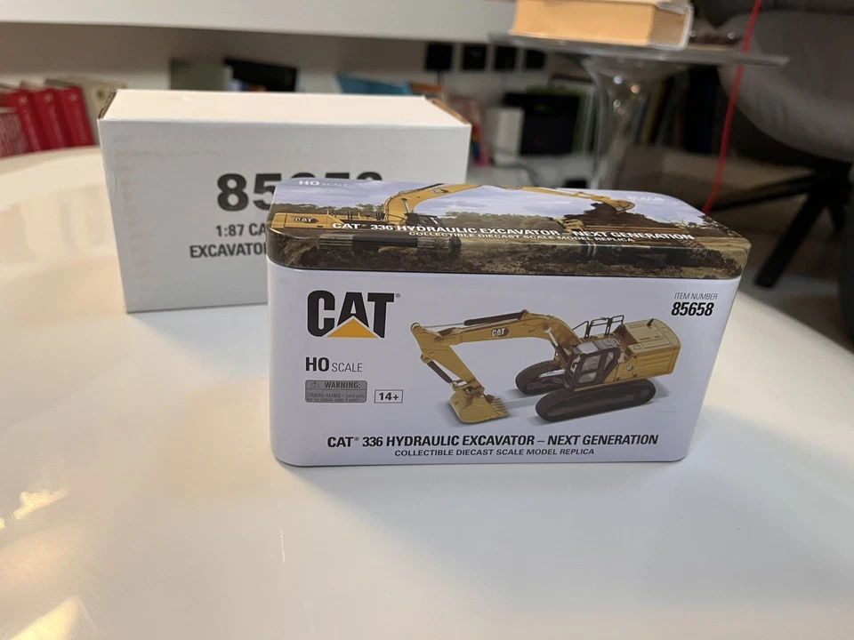 MODELLINO MEZZI CANTIERE STATICO CATERPILLAR CAT336 ESCAVATORE CINGOLATO 1/87 - Immagine 4 di 4