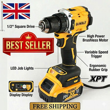 DCD805 DEWALT 20V Brushles Impact Drill Cordless Electric Screwdriver Hand Drill