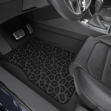 Leopard Print Car Floor Mats Animal Print Car Decor Animal Print Car Mats