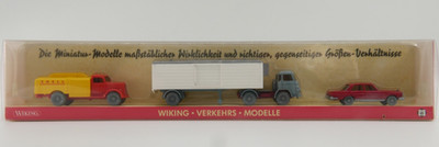 Wiking 1:87 PMS Verkehrsmodelle A.S.S H0 WVM 45 199458 Mercedes LKW PKW Set OVP
