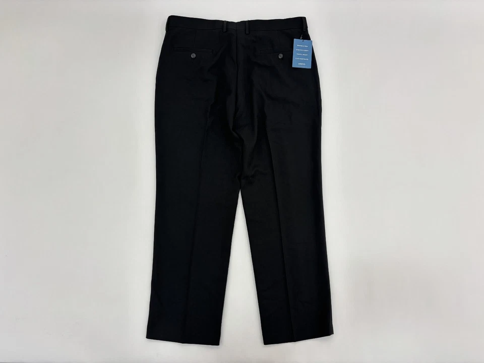 Haggar Travel Performance Tailored Fit Mens Suit Pants Black Stretch 36x29 NWT - Image 4 of 4