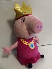 Vintage Princess Peppa Pig 14" Talking Plush EC Batteries Included Fast Shipping