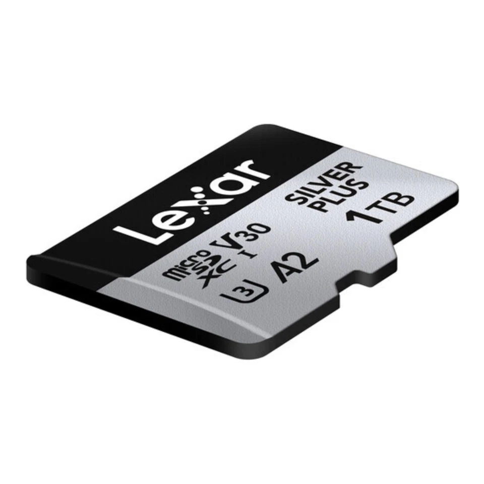 1T Professional Silver Plus Micro SD Card, UHS-I, C10, U3, V30, Full HD & 4K,... - Image 4 of 4