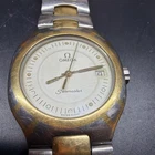Omega Seamaster Quartz Watch Vintage For Parts Or Repair