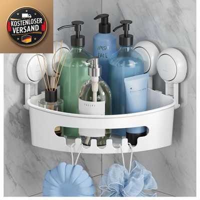 TAILI Ecke Duschkorb Suction Cup Schrank Wandorganizer