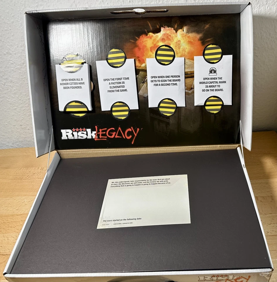 Hasbro Avalon Hill Risk Legacy Boardgame - Brettspiel - Englisch - Bild 3 von 4