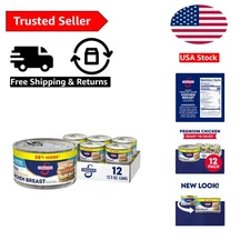 Swanson  Canned Chicken Breast, 12.5 oz Can, Case of 12 - Healthier Meals