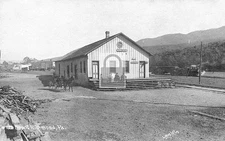 Richmond Pennsylvania PA Railroad Train Station Depot - Reprint