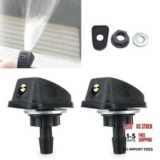 Pack-2 Car Front Windshield Washer, Automotive Wiper Nozzles, 0.31" Sprayer
