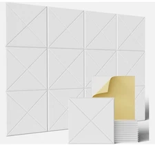 18 Pack Acoustic Panels w Self-Adhesive 12" X 12" X 0.4" Sound Proof Foam Panel