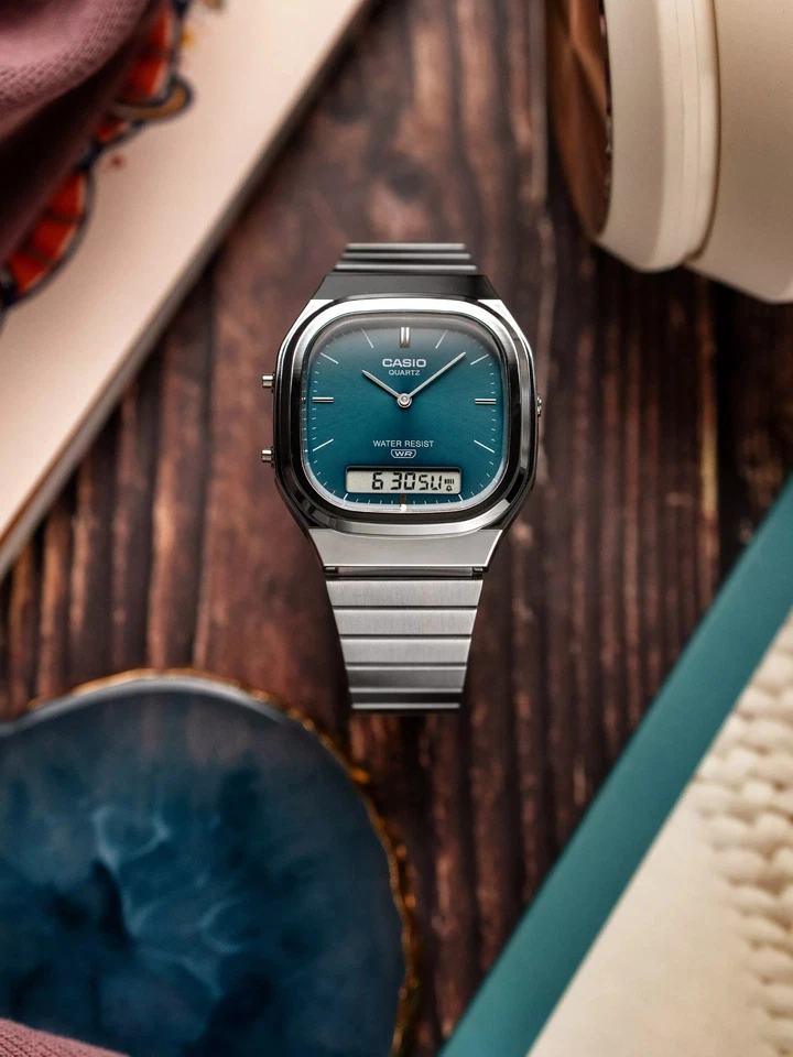 CASIO AQ-240E-3AEF AQ-240E-3Ajf AQ-240E-3A Vintage Edgy **NOVEDAD NOV 2025** - Imagen 4 de 4