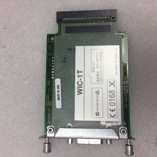 Cisco WIC-1ENET = 10MBit Simple Port RJ45 Lan Interface Carte - 90 Days Rtb - Photo 2/3