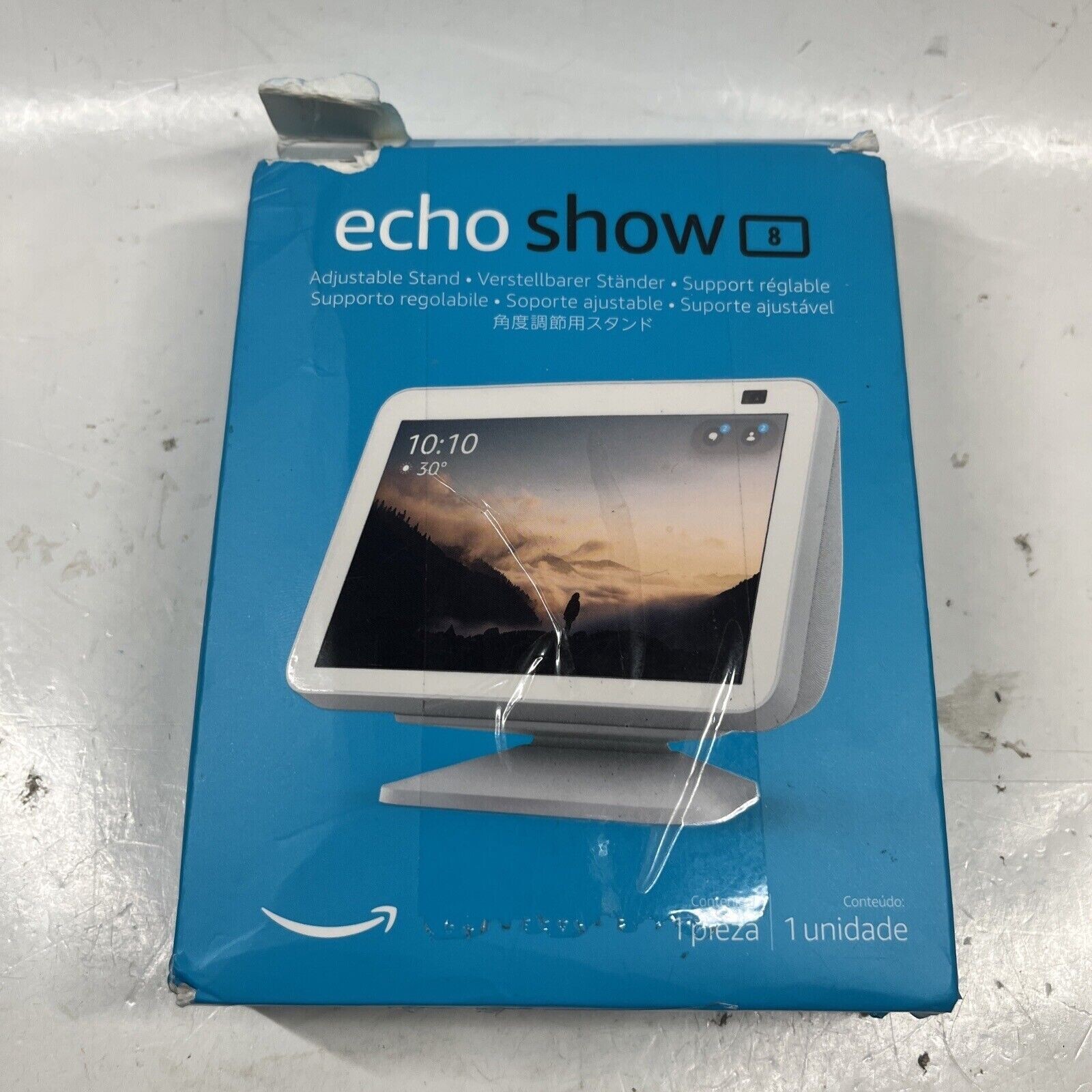 Amazon Echo Show 8 2nd Generation Adjustable Stand White NEW Open Box READ