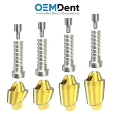Dental Angulated Multi Unit 1.4 Titanium Sleeve Set 17° Paltop® Compatible