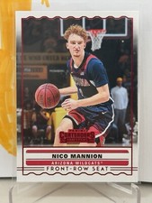 Nico Mannion 2020-21 Panini Contenders Draft Picks Front-Row Seat Red #SS-18
