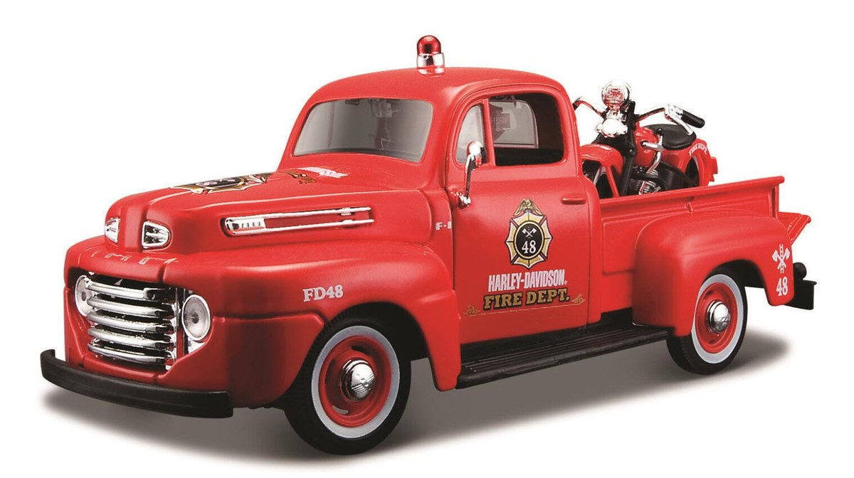 Maisto Harley-Davidson 1948 Ford Pickup 1936 EL KNUCKLEHEAD
