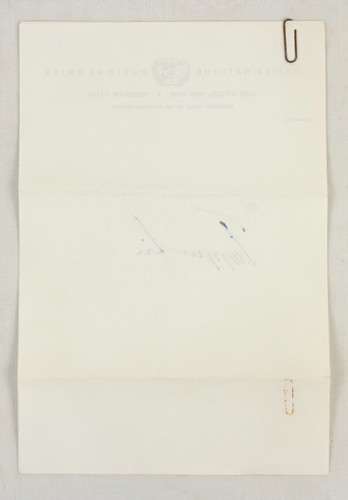 TRYGVE LIE 1948 Norway original signature United Nations Secretary General - Picture 4 of 8