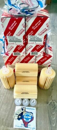5 Toyota Oil Filter 04152-YZZA4 Cartridge Style DENSO 150-3023 - Picture 2 of 6