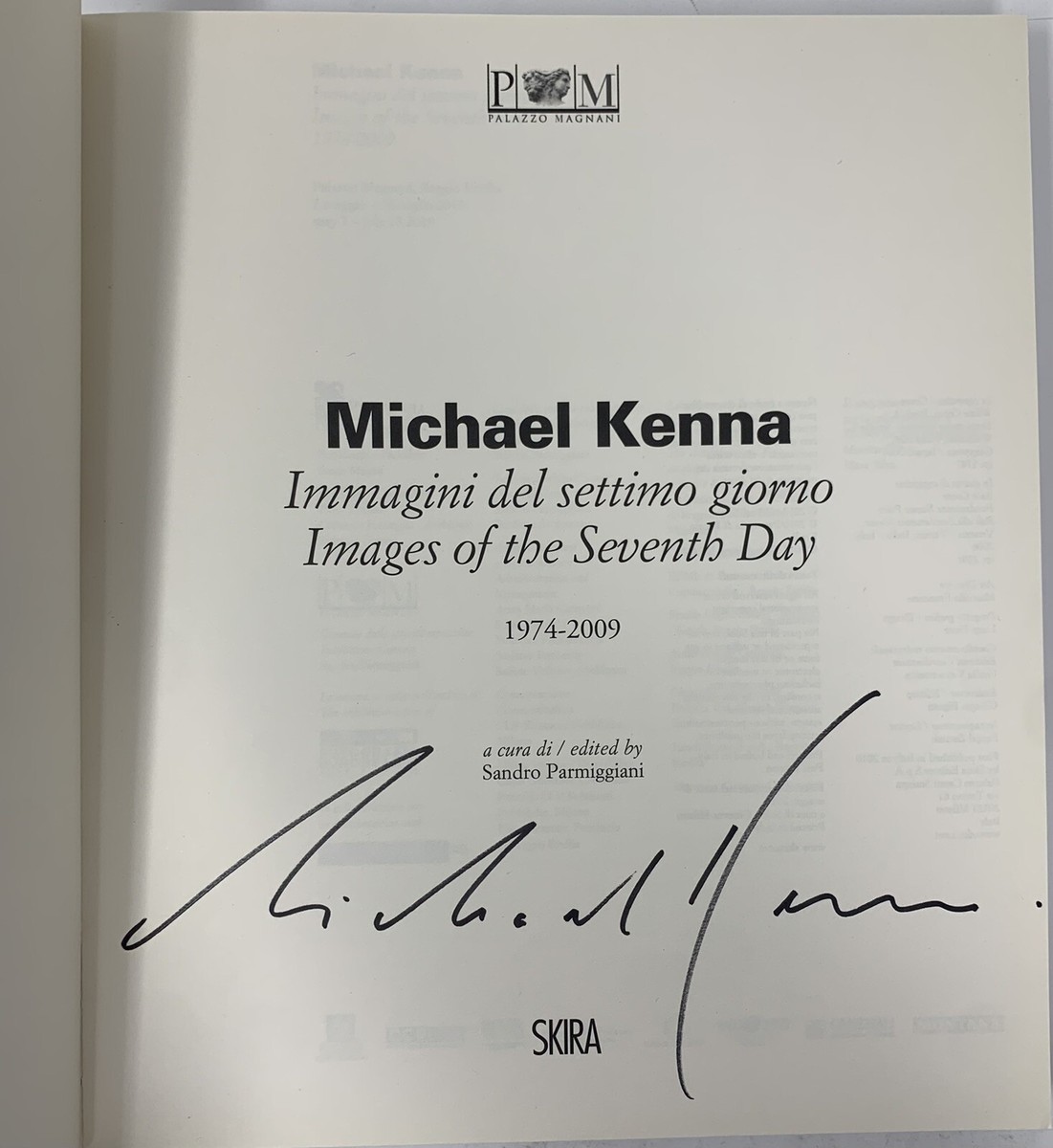 SIGNED Michael Kenna Images Of The Seventh Day : 1974-2009