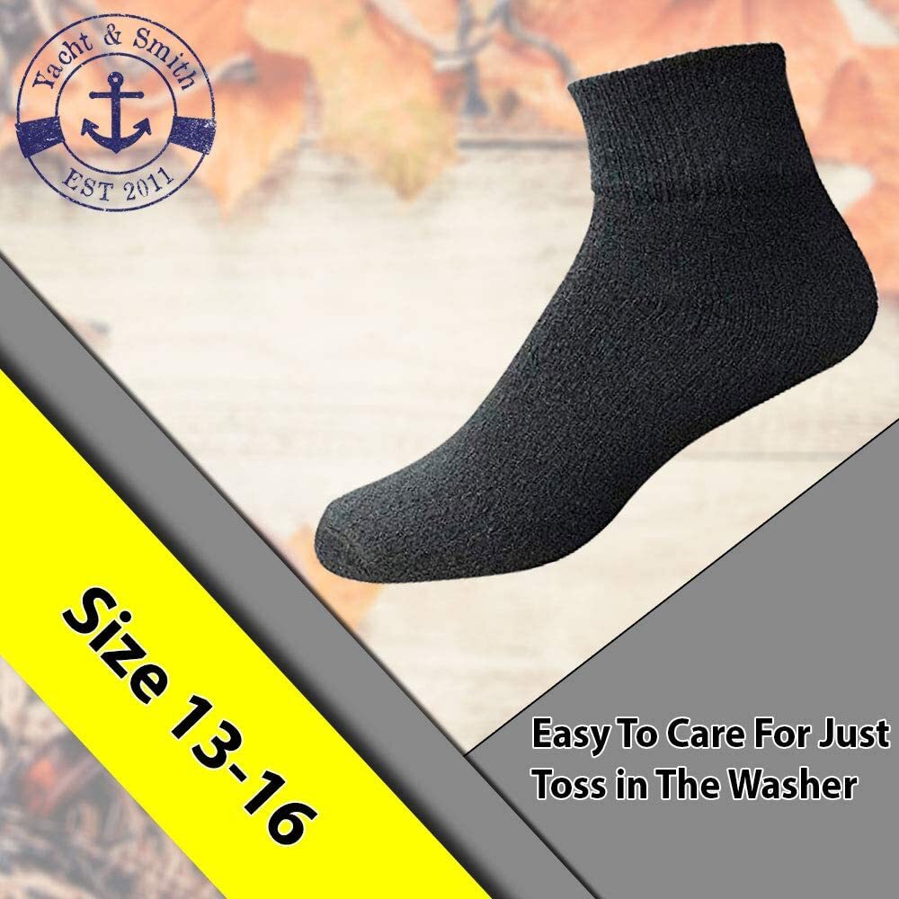 120 Units of Men's King Size Premium Cotton Sport Ankle Socks 1316
