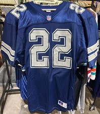VTG 90s Russell Athletic NFL Dallas Cowboys Emmitt Smith #22 Jersey Mens 40