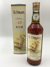 RUM EL DORADO 12 YEARS OLD FINEST DEMERARA  GUYANA IN BOX 70cl 40% 