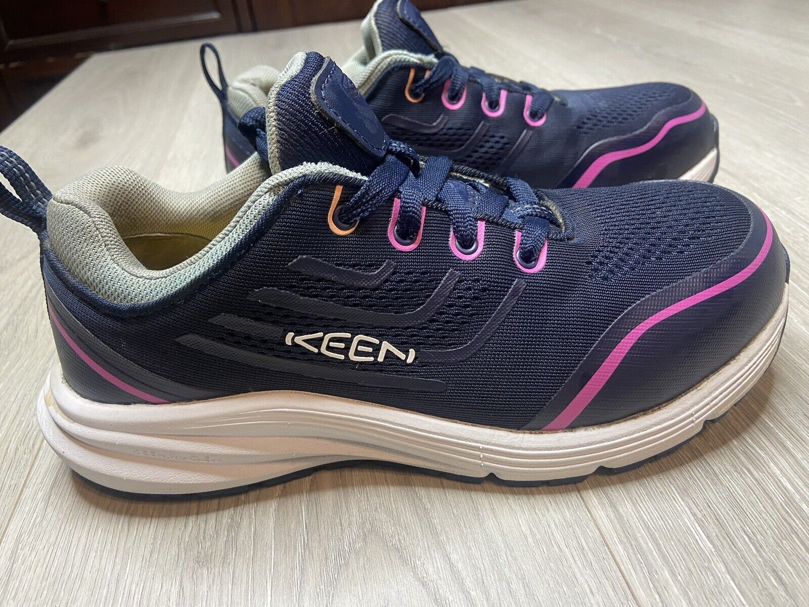 Scarpe KEEN Donna 7 Blu Utility Punta Acciaio F2413 18 Lavoro Impermeabili Escursioni Outdoor