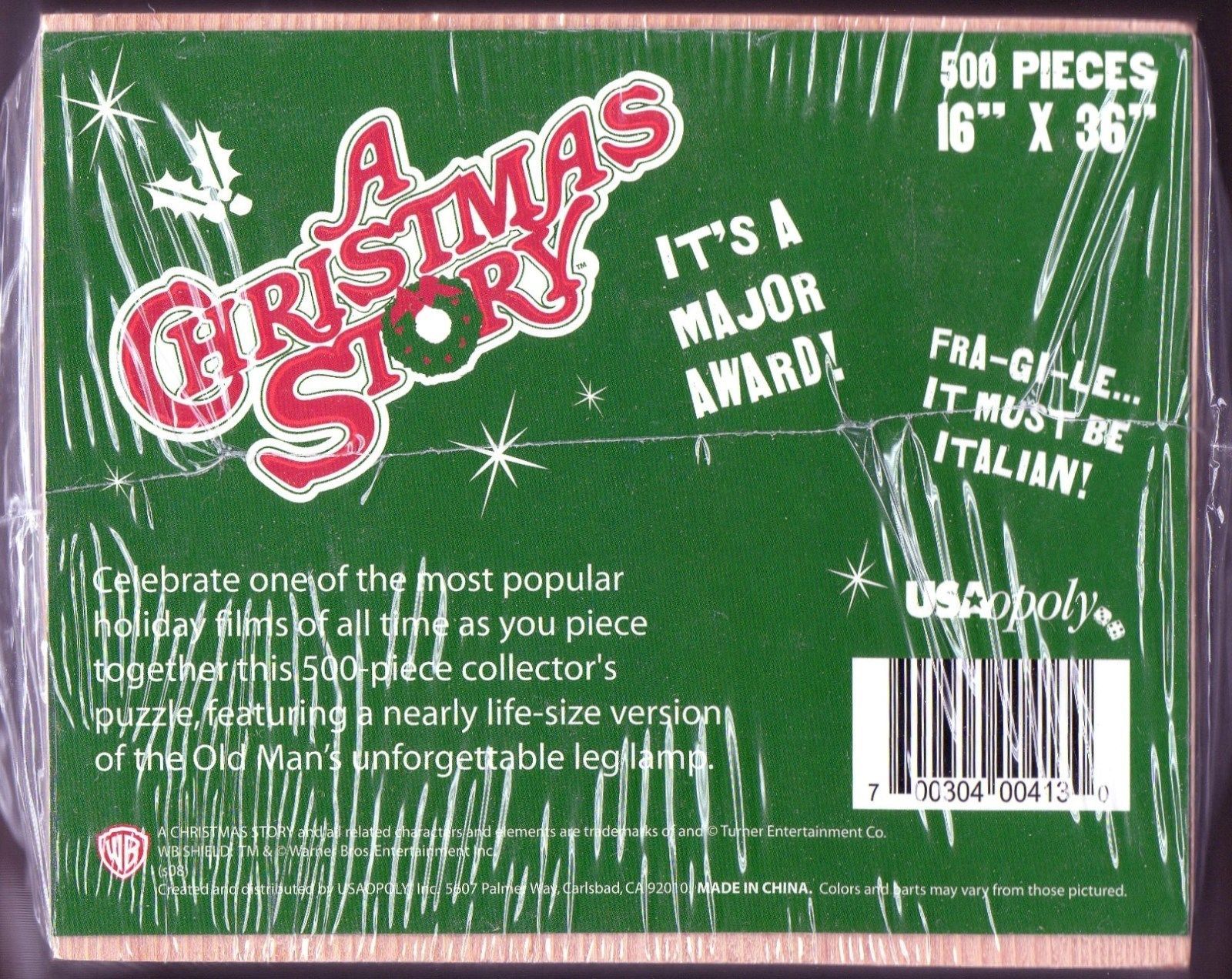 A Christmas Story™ Leg Lamp Puzzle 500 Pieces 16"X36" 2014 USAopoly eBay