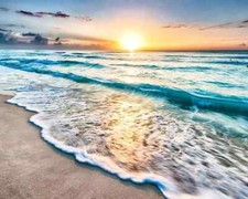 TUMOVO Paint by Numbers for Adults, Beach Paint by Numbers for Kids Ages 4-8 Sea