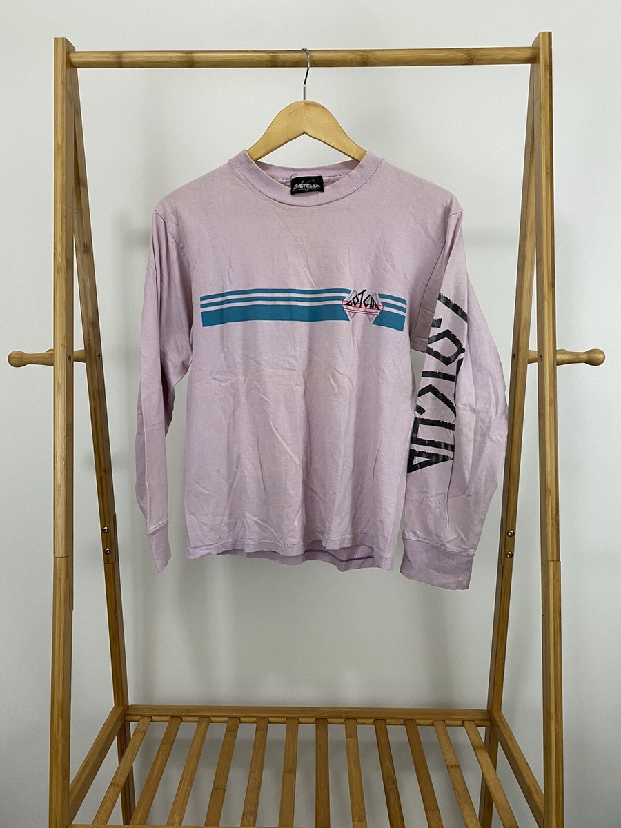 80s GOTCHA SPORTSWEAR スケータープリント スウェット VTG 80s Gotcha Skate Surf Violet Long Sleeve T-Shirt Size M | eBay