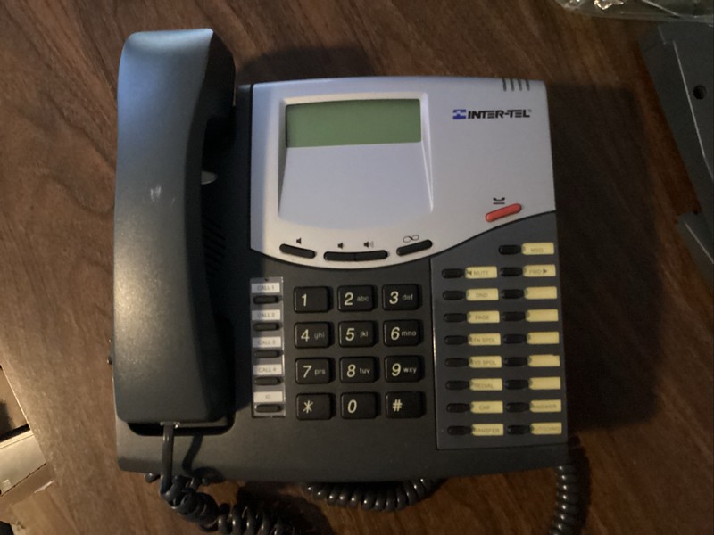 InterTel 550.8520 Axxess Phone Inter tel Slate Blue/Gray
