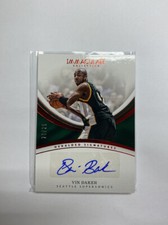 16/17 Panini Immaculate Collection Vin Baker Heralded Signatures Auto #'ed /25