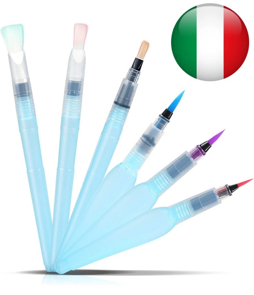 Pennelli Per Acquerello Da 12 Pezzi, Penne Per Pittura